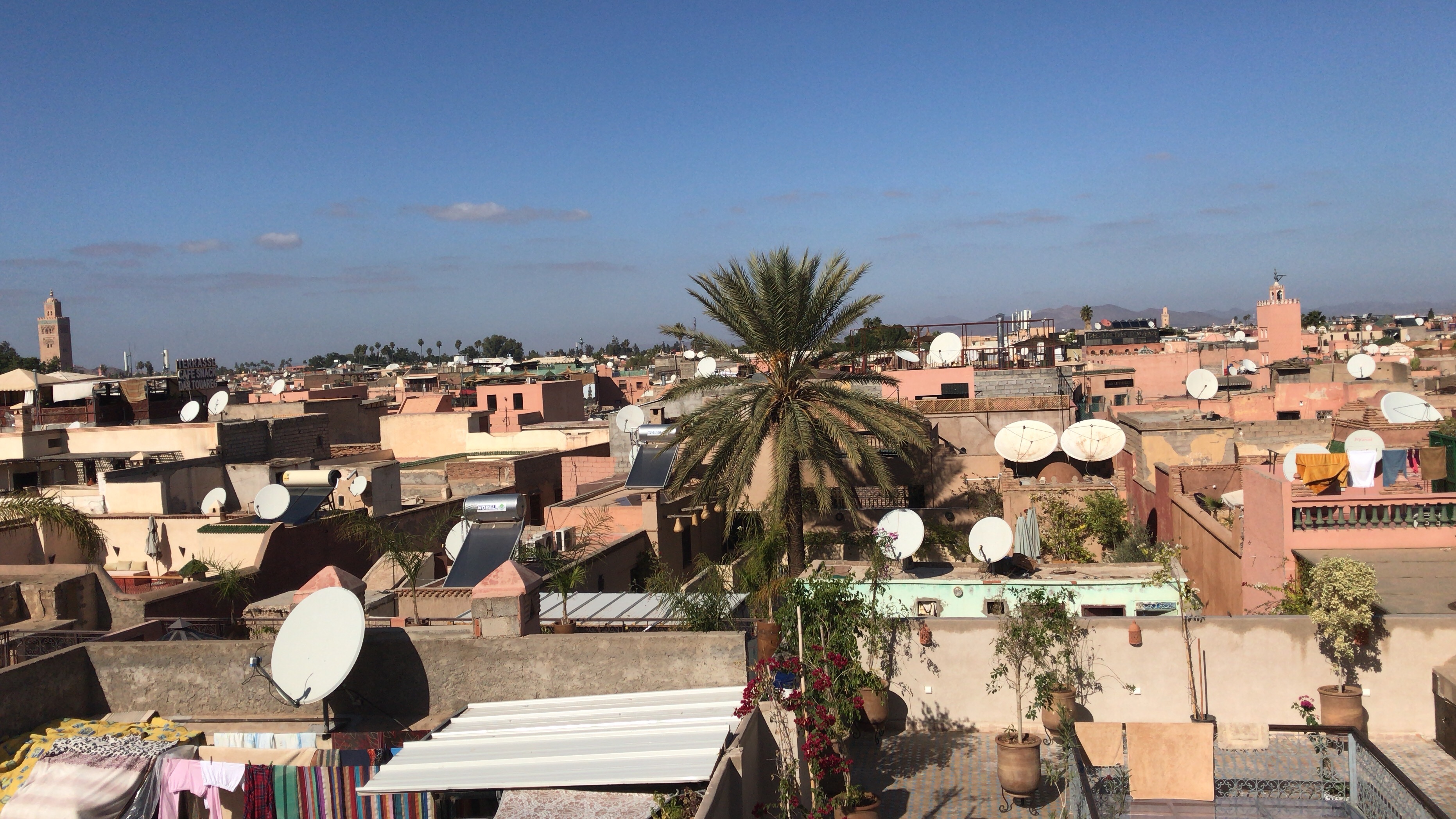 Marrakech roofs